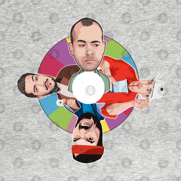 Impractical Jokers - Awesome Spinner Illustration by WaltTheAdobeGuy